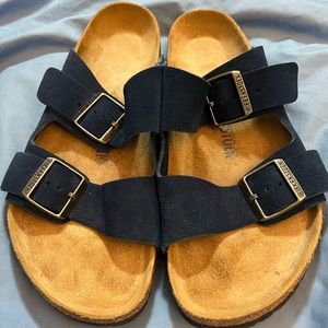 Birkenstock Arizona Soft Footbed Moroccan Blue NWOT